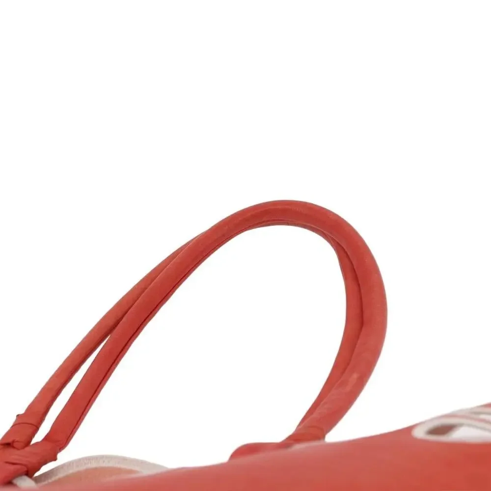 Celine Leather Classic Tote Orange